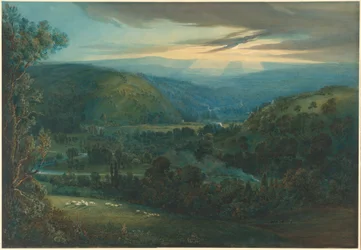 Dawn in the Valleys of Devon