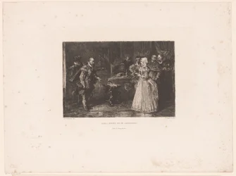 Alva Visits the Regent Margaret of Parma, 1567