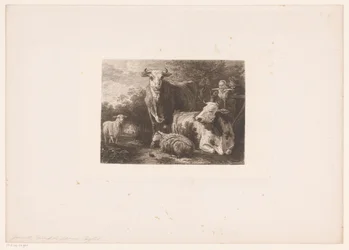 Shepherd and Shepherdess with Cattle