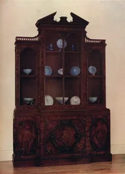 Mahogany Glass-Fronted Case