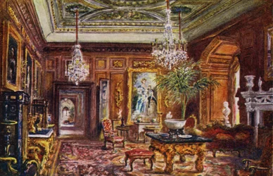 Warwick Castle: Cedar Drawing Room