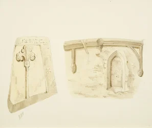 Part of a Tomb and remains of a Window in St James