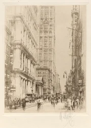 Lower Broadway, Down-Town New York