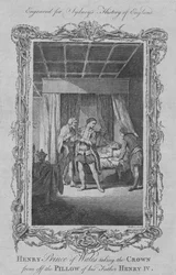 Henry Prince of Wales Taking the Crown from Off the Pillow of His Father Henry IV, 1773