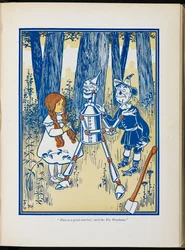 Dorothy, the tin woodman and the scarecrow