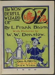 Frontispiece of "The Wonderful Wizard of Oz" by Lyman Frank Baum