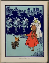"I am the Witch of the North", Illustration from "The Wonderful Wizard of Oz" by Lyman Frank Baum