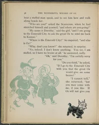 Illustration from "The Wonderful Wizard of Oz" by Lyman Frank Baum