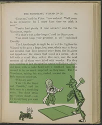 Illustration from "The Wonderful Wizard of Oz" by Lyman Frank Baum