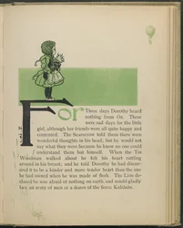 Illustration from "The Wonderful Wizard of Oz" by Lyman Frank Baum