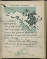Illustration from "The Wonderful Wizard of Oz" by Lyman Frank Baum
