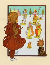 Illustration of "The Wizard of Oz" by Lyman Frank Baum by William Wallace Denslow