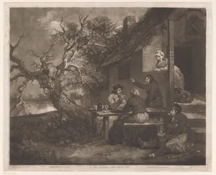 Men Conversing at an Inn