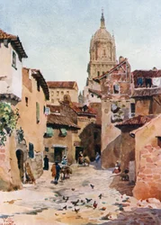 Salamanca, an old street