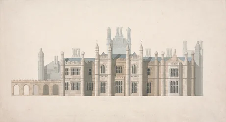 Elevation of a Proposed Design for Cambridge Colleges