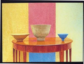 Still Life, Three Lucie Rie Bowls