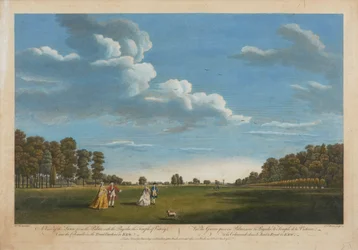 A View of the Lawn from the Palace with the Pagoda