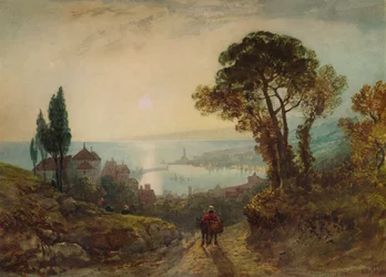 View Over a Harbour, c. 1859