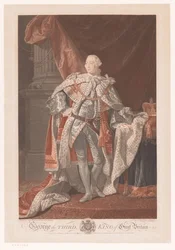Portrait of George III of the United Kingdom (George the Third, King of Great Britain)