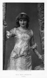 Mary Anderson, American actress