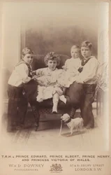 Prince Edward, Prince Albert, Prince Henry and Princess Victoria of Wales