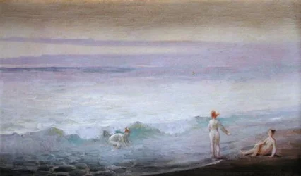 Coastal Scene with Figures