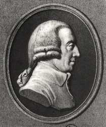 Portrait from a medallion of Adam Smith
