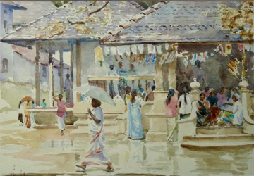 Temple Visit Between the Showers