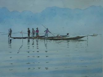 Fishing at Inle Lake