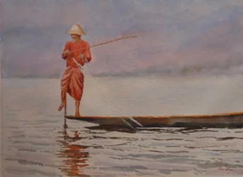 936 Sunrise, Laying the Nets Out