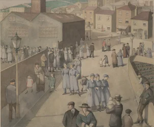 Leaving the Munitions Works