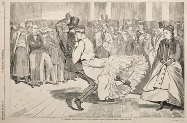 A Parisian Ball - Dancing at the Casino, 1867