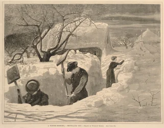 A Winter Morning--Shovelling Out