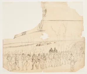 An Infantry Column on the March