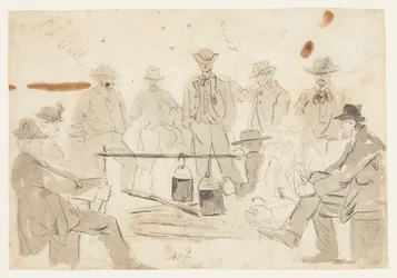 Campfire with Soldiers