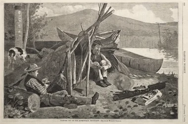 Camping Out in the Adirondack Mountains