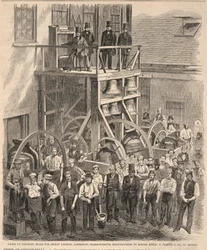 Chime of Thirteen Bells for Christ Church, Cambridge, Massachusetts, Manufactured by Messrs. Henry N. Hooper & Co. of Boston, from Harper