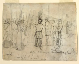 Colonel William Dwight, Jr. Inspecting His Regiment, 1862