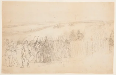 Marching Infantry Column, ca. 1862