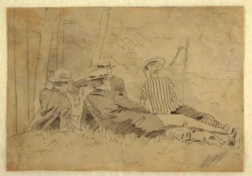 Study for "The Fishing Party", ca. 1869