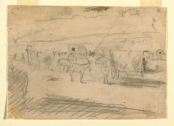 Train of Army Wagons, 1862