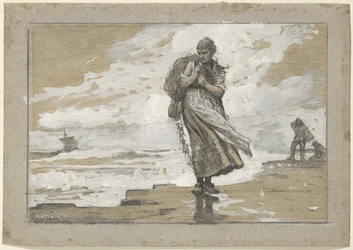 Fisher Girl with Net