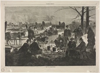 Halt of the Wagon Train