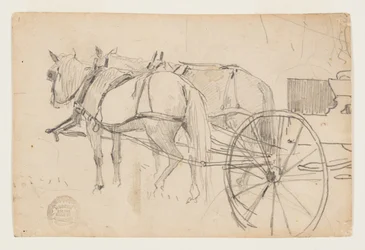 Horses and Wagon (The Picnic Excursion)