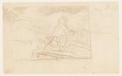 Man on Deck with Ship