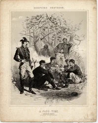 Pass Time: Cavalry Rest, Campaign Sketches