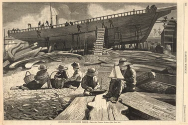 Ship-Building, Gloucester Harbor