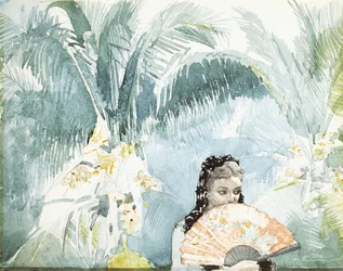 Spanish Girl with Fan, 1885
