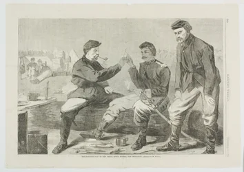Thanksgiving Day in the Army—After Dinner: The Wish Bone