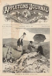 The Artist in the Country, Cover Illustration for Appleton